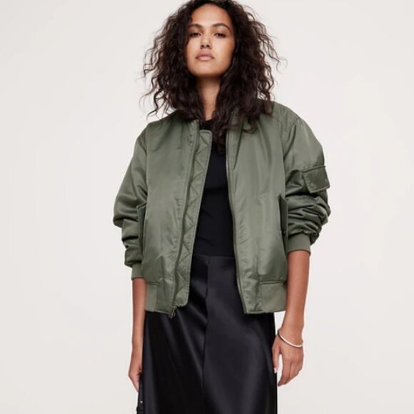 Banana Republic Nylon Insulated Bomber - Picture 3 of 3